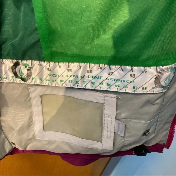 VOLCOM Sz XS Omega Gor-Tex V-Line Science Hooded Snow 06 Recco Short Snow Jacket - Picture 7 of 16